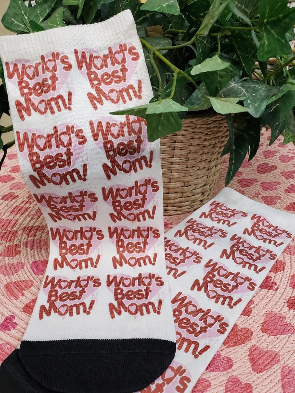 Adult Dress Ankle Socks World's Best Mom